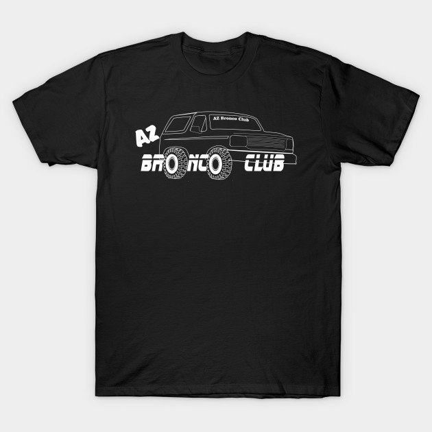 AZ BRONCO WHITE CLUB LOGO T-Shirt-TOZ